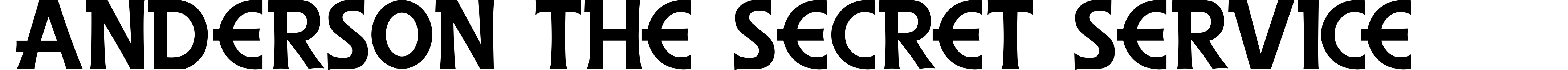 Anderson The Secret Service