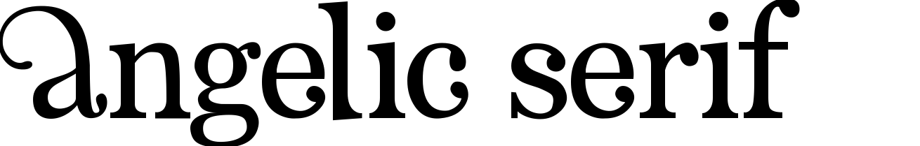 Angelic Serif