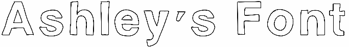 Ashley's Font