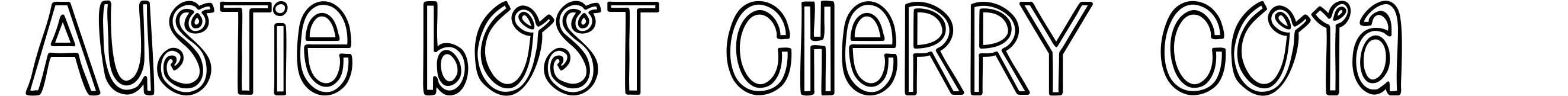 Austie Bost Cherry Cola