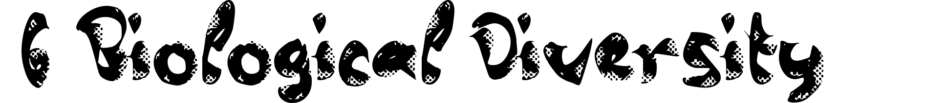 b Biological Diversity