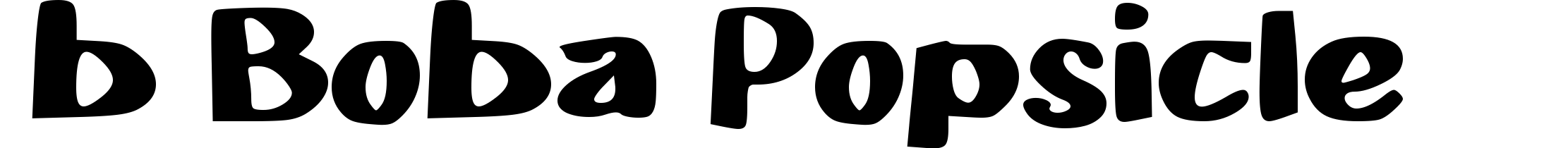 b Boba Popsicle