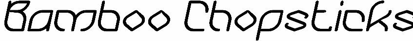 Bamboo Chopsticks