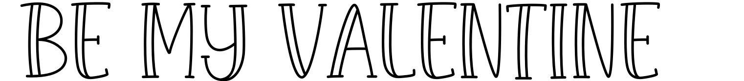 Be My Valentine