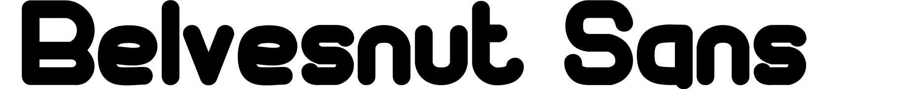 Belvesnut Sans