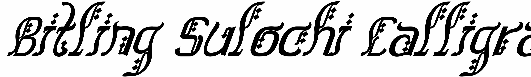 Bitling Sulochi Calligra