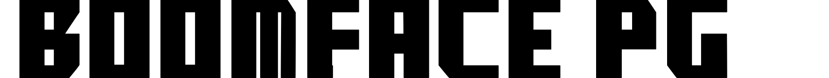 Boomface PG
