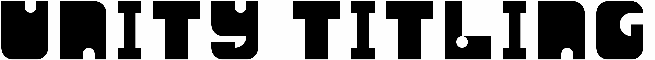 Unity Titling