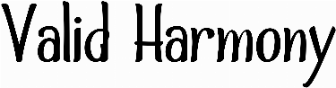 Valid Harmony