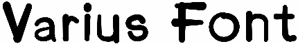Varius Font