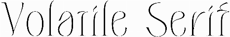 Volatile Serif
