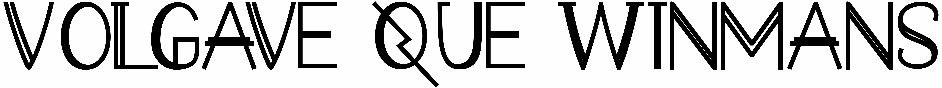 Volgave Que Winmans