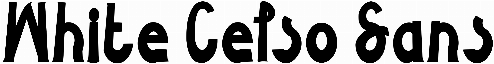 White Celso Sans