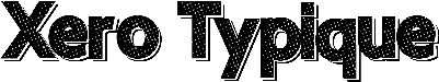 Xero Typique