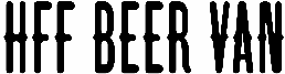 HFF Beer Van