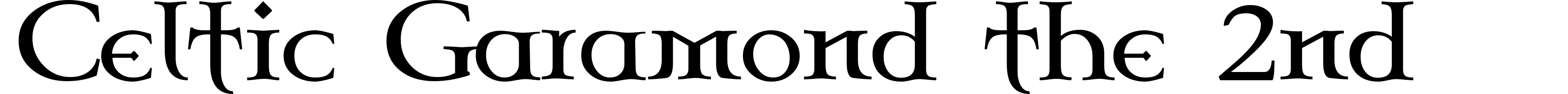 Celtic Garamond the 2nd