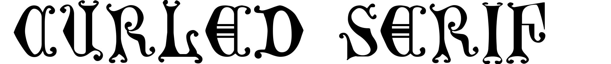 Curled Serif