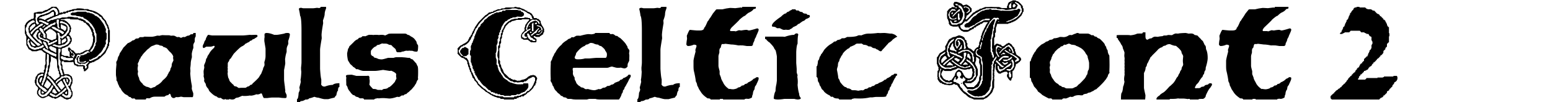 Pauls Celtic Font 2