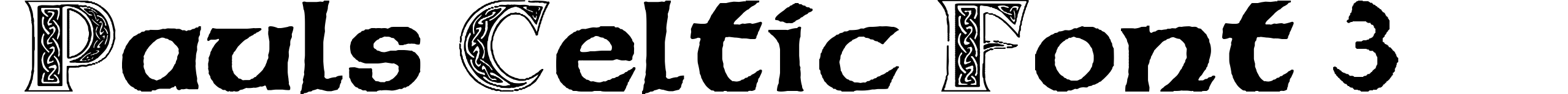 Pauls Celtic Font 3