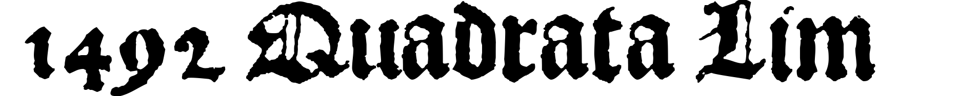 1492 Quadrata Lim
