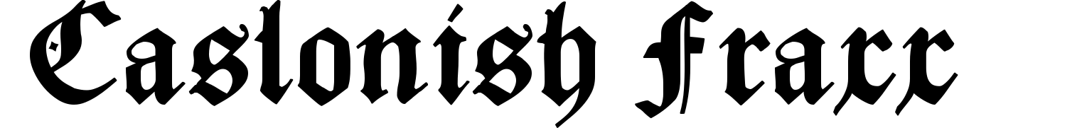Caslonish Fraxx