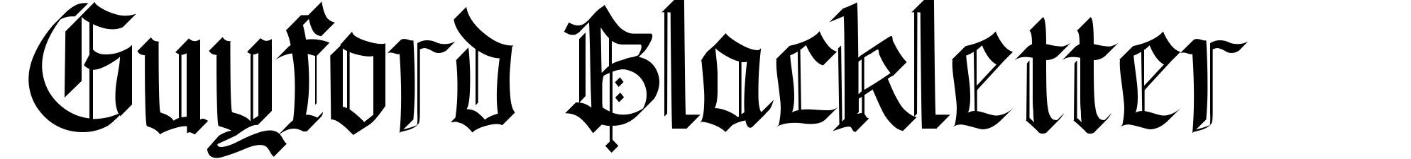 Guyford Blackletter