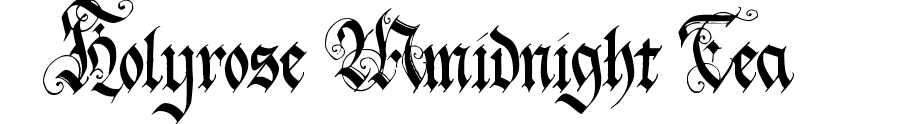 Holyrose Mmidnight Tea