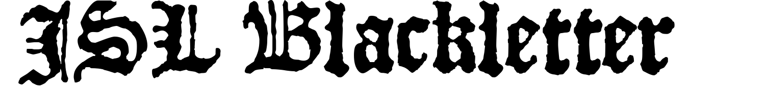 JSL Blackletter