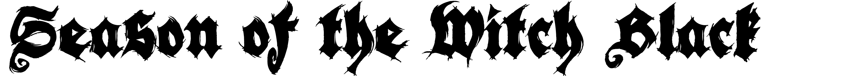 Season of the Witch Black