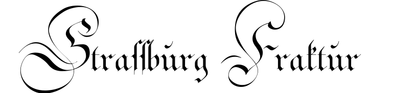 Strassburg Fraktur