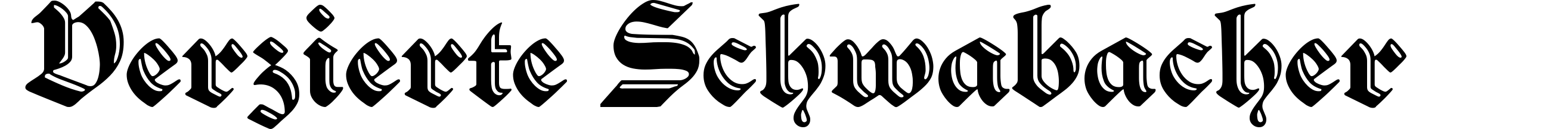 Verzierte Schwabacher