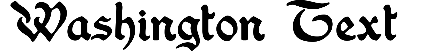 Washington Text