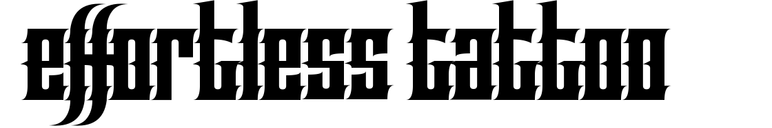 Effortless Tattoo