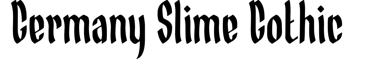 Germany Slime Gothic