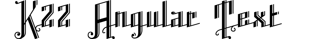 K22 Angular Text