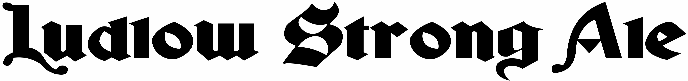Ludlow Strong Ale