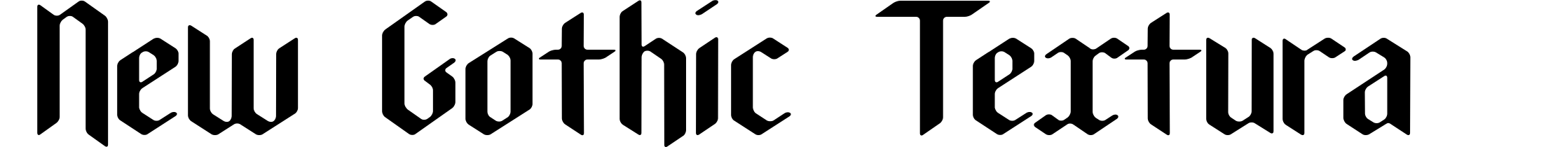 New Gothic Textura