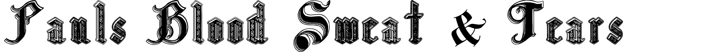 Pauls Blood Sweat & Tears