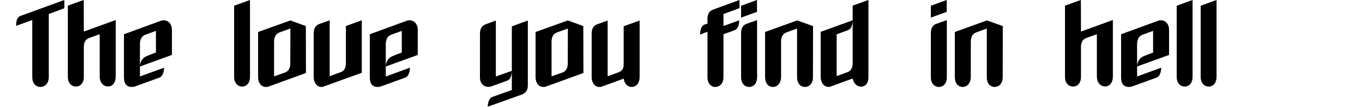 The love you find in hell