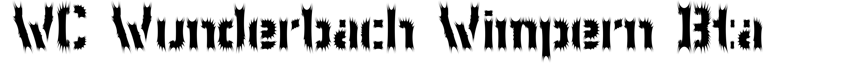 WC Wunderbach Wimpern Bta