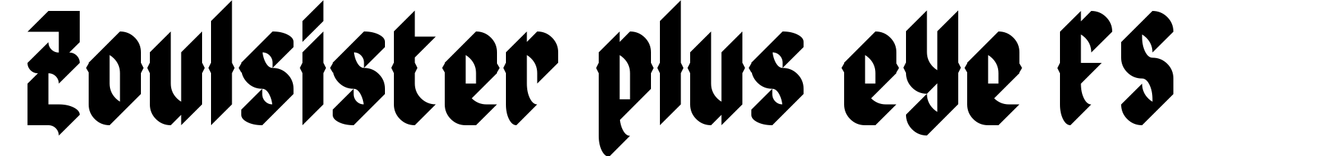 Zoulsister plus eYe FS