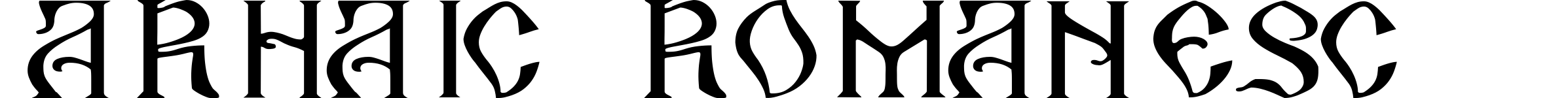 Arhaic Romanesc