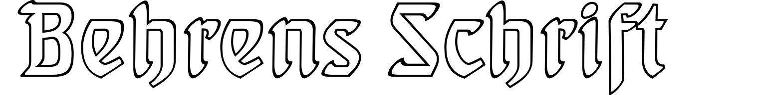 Behrens Schrift