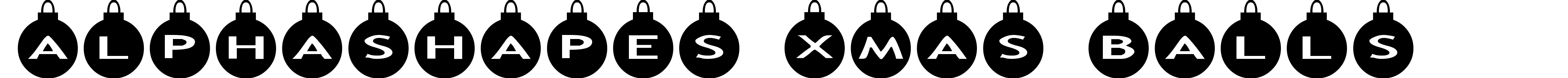 AlphaShapes xmas balls