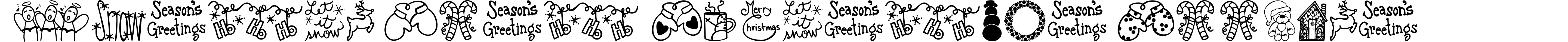 Austie Bost Christmas Doodles