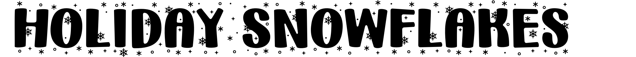 Holiday Snowflakes