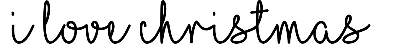 I Love Christmas