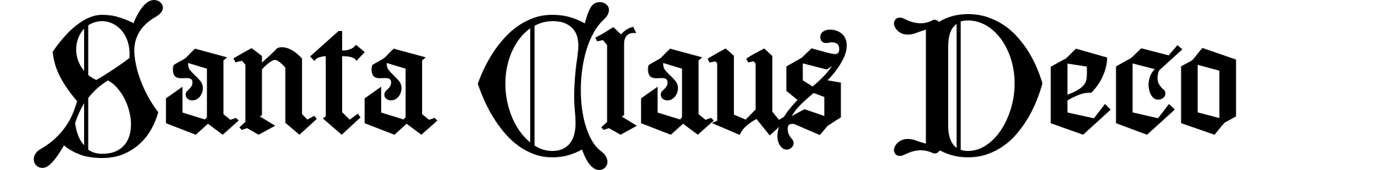 Santa Claus Deco