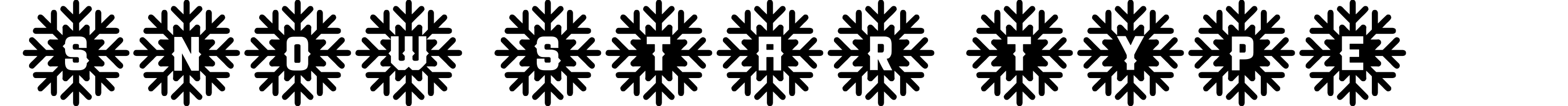 Snow Star Type