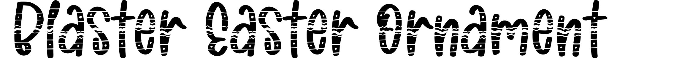 Blaster Easter Ornament